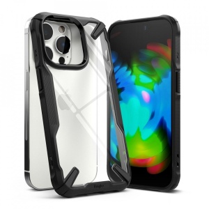 Husa iPhone 14 Pro Max- Ringke Fusion X- Black
