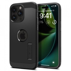 Husa iPhone 15 Pro Spigen Tough Armor Mag Magsafe neagra