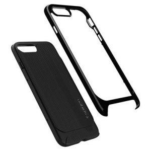 Husa Iphone 8 PLUS/Iphone 7 PLUS -Spigen Neo Hybrid Herringbone- Shiny Black