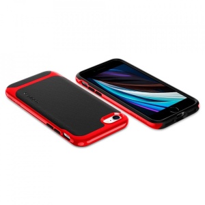Husa Iphone SE 3 (2022),SE 2 (2020) - Spigen Neo Hybrid - Dante Red
