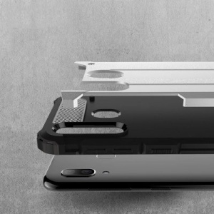 Husă Samsung Galaxy A30 - Hybrid Armor Tough Rugged -Silver