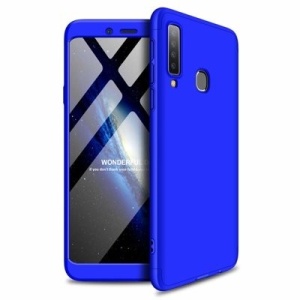 Husa Samsung Galaxy A9 -GKK 360 Front and Back Case Full Body Cover Albastra