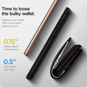 Husa Samsung Galaxy Note 20 -Spigen Slim Armor CS Neagra