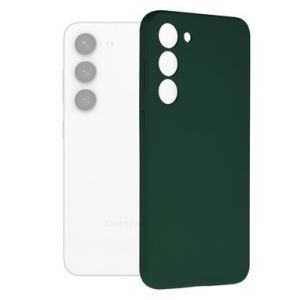 Husa Samsung Galaxy S23 Plus Soft Edge Silicone Verde inchis