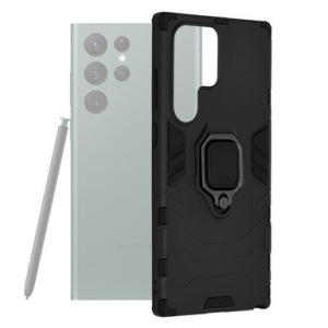 Husa Samsung Galaxy S23 Ultra Silicone Shield Techsuit Neagra