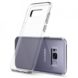 Husa Samsung Galaxy S8 plus-Spigen Liquid Crystal-Crystal Clear