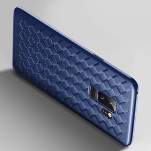Husa Samsung Galaxy S9 Plus-Baseus BV Weaving Case -Albastra