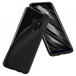 Husa Samsung Galaxy S9 -Spigen Liquid Crystal -Matte Black