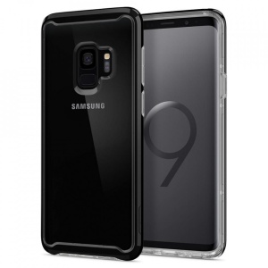 Husa Samsung Galaxy S9-Spigen Neo Hybrid Crystal- Midnight Black
