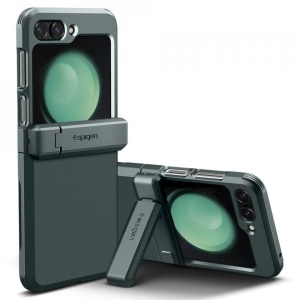 Husa Samsung Galaxy Z Flip 5 Spigen Tough Armor PRO Abyss Green
