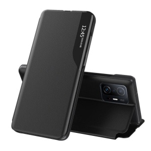 Husa Xiaomi Redmi Note 12 / Poco X5-Eco Leather View Case-Black