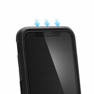 Sticla securizata Iphone XR -Spigen Glass FC-margine neagra