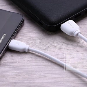 Cablu de date Remax Suji RC-134m USB / micro USB Cable 2.1A- 1M Alb