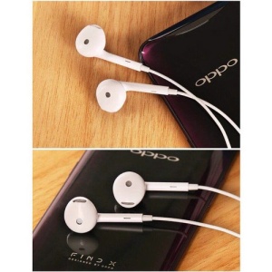 Casti cu fir originale Oppo - Stereo Earphones (MH147) cu microfon