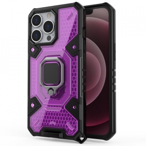 Husa Apple iPhone 13 Pro Max- Honeycomb Armor- Rose Violet