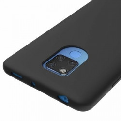 Husa Huawei Mate 20 - Silicone Case Soft Flexible Rubber Cover-Neagra