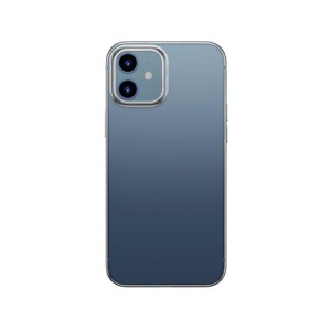 Husa Iphone 12 - Baseus Shining Case - rama Argintie