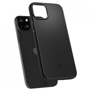 Husa iPhone 15 Plus Spigen Thin Fit -Black