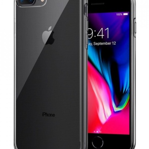 Husa Iphone 7/8 PLUS -Spigen Liquid Crystal -Crystal Clear