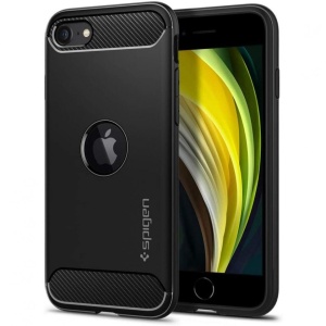 Husa Iphone SE 3 (2022)/SE 2 (2020)/7/8- Spigen Rugged Armor -Neagra