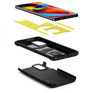 Husa Samsung Galaxy Note 20 -Spigen Tough Armor -Neagra