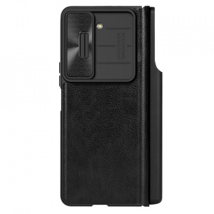 Husa Samsung Galaxy Z Fold 5 - Nillkin Qin Leather Case Neagra