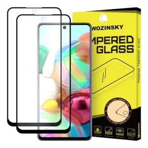 Sticla securizata Samsung Galaxy A71 - Wozinsky Full Glue , Full Coveraged x 2-margine neagra