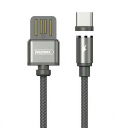 Cablu de date magnetic Remax Gravity RC-095a USB / Type C 1M-Negru