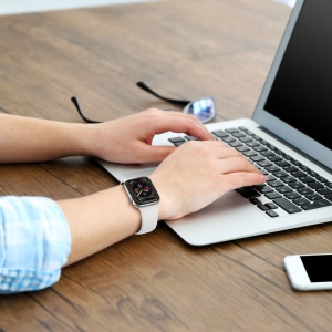 Curea Apple Watch 6 40MM-Tech Protect Gearband alba