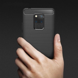 Husa Huawei Mate 20 -Carbon Series-Neagra