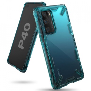 Husa Huawei P40 - Ringke Fusion X-Turquoise Green