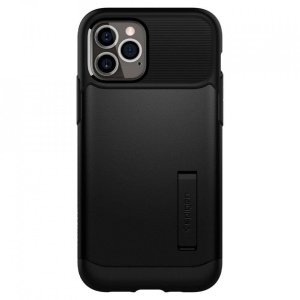 Husa Iphone 12 Pro Max -Spigen Slim Armor - Black