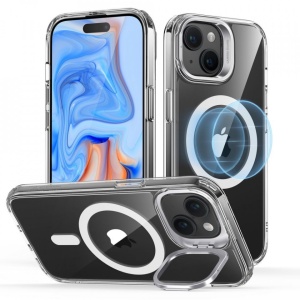 Husa iPhone 15 Plus Classic Kickstand Case cu MagSafe de la ESR - transparenta