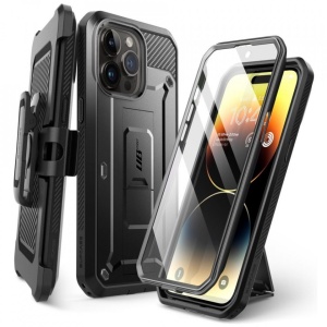 Husa iPhone 15 Pro Max Supcase Unicorn Beetle Pro -Neagra