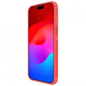 Husa iPhone 15 Pro -Nillkin Super Frosted Shield Case Rosie