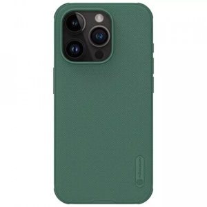 Husa iPhone 15 Pro -Nillkin Super Frosted Shield Case Verde