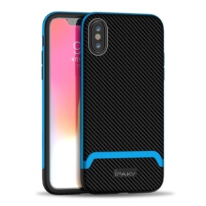 Husa iPhone XS Max- iPaky Bumblebee Neo Hybrid cu rama albastra