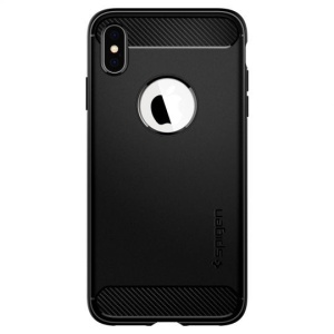 Husa Iphone XS MAX - Spigen Rugged Armor -Neagra