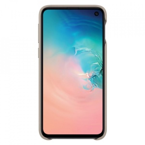 Husa originala Samsung Galaxy S10E-Samsung Leather Cover-Gri