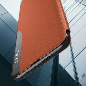 Husa Samsung Galaxy A22 4G / M22 4G-Eco Leather View Case-orange