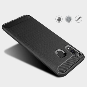 Husa Samsung Galaxy A30- Carbon Series- Albastra