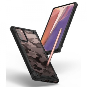 Husa Samsung Galaxy Note 20- Ringke Fusion X- Camo Black