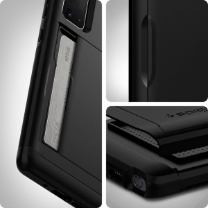 Husa Samsung Galaxy Note 20 -Spigen Slim Armor CS Neagra