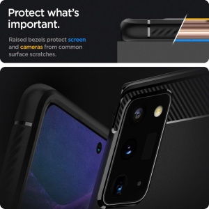 Husa Samsung Galaxy Note 20 -Spigen Tough Armor -Neagra