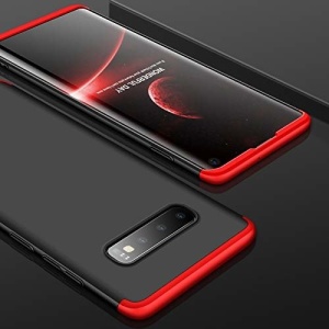 Husa Samsung Galaxy S10-GKK - Negru cu rosu