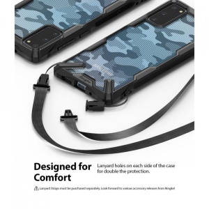 Husa Samsung Galaxy S20- Ringke Fusion X- Camo Black