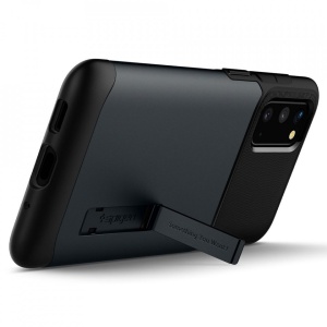 Husa Samsung Galaxy S20 -Spigen Slim Armor - Metal Slate