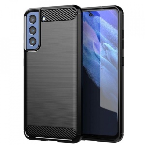 Husa Samsung Galaxy S21 FE-Carbon Series-Black