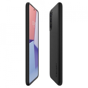 Husa Samsung Galaxy S21- Spigen Thin Fit -Black