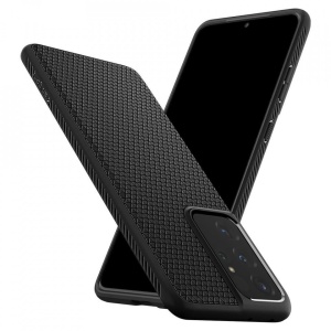 Husa Samsung Galaxy S21 Ultra -Spigen Liquid Air- Negru mat